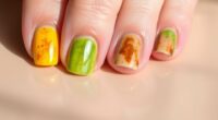 nail staining causes and safety