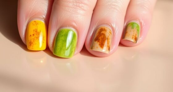 nail staining causes and safety