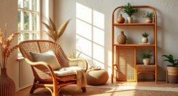 natural material boho decor