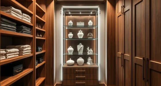 organize showcase conceal items