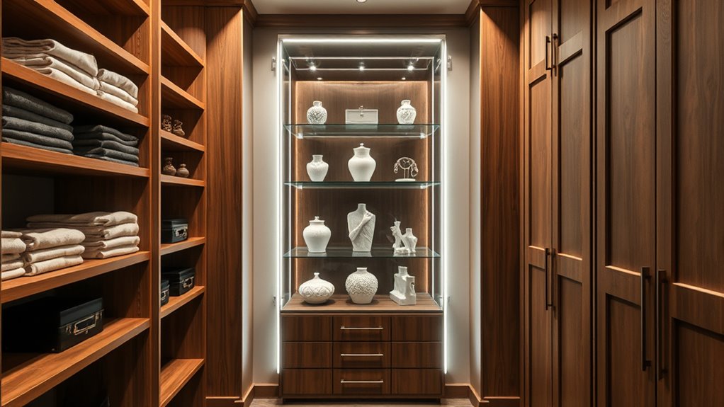 organize showcase conceal items