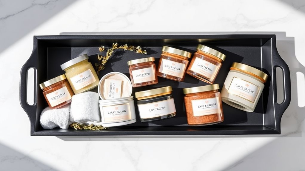 quality fragrance packaging exfoliation