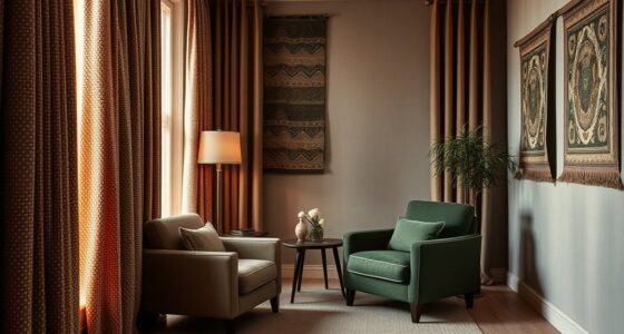 quiet spaces with textiles