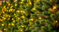 realistic pre lit christmas trees