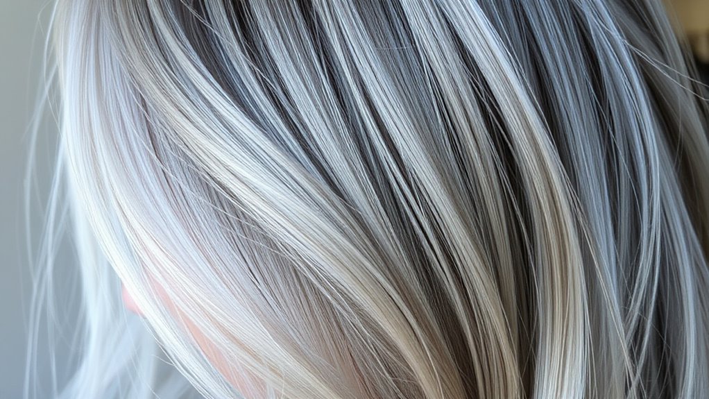 seamless gray hair transition