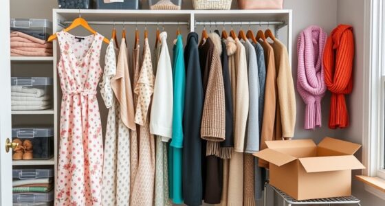 seasonal clothing swaps and donations