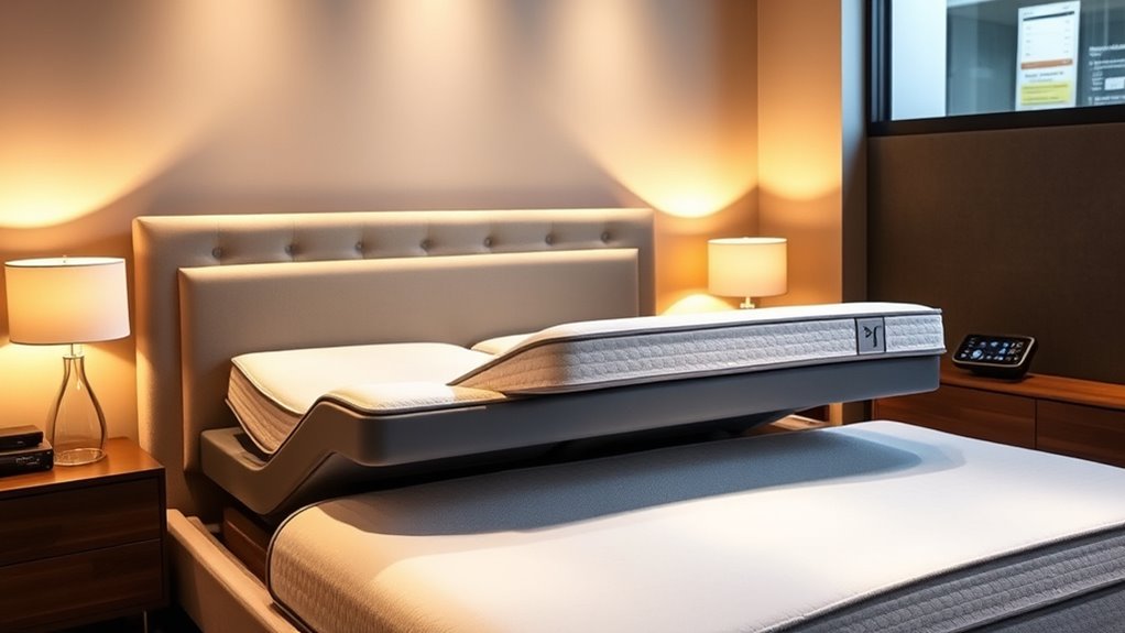 smart adjustable bed features
