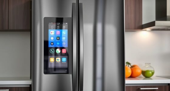 smart refrigerators with touchscreens