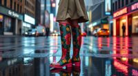 stylish functional rain boots