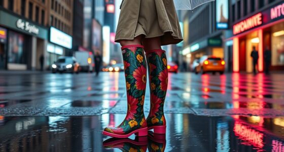 stylish functional rain boots