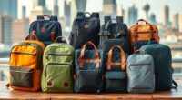 stylish laptop travel backpacks