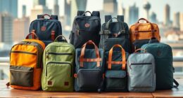 stylish laptop travel backpacks