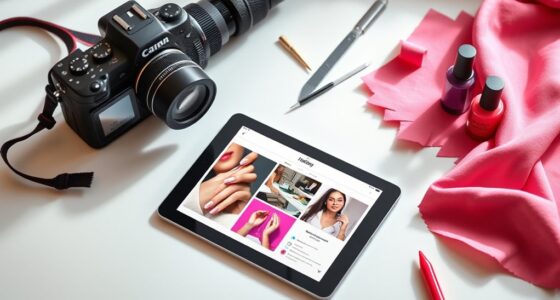 stylist and nail artist content