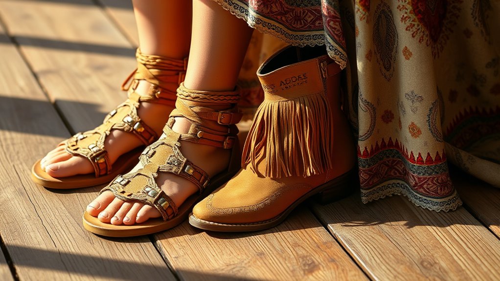 vintage eco friendly boho footwear