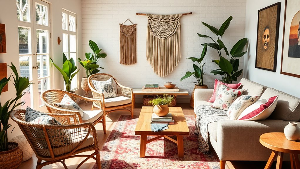 vintage inspired boho decor