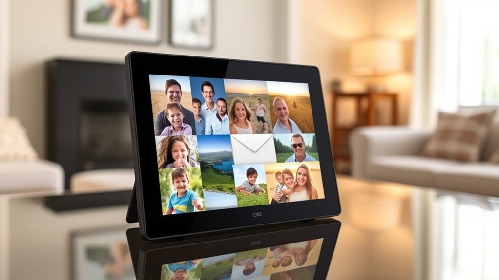 digital photo frames with email sharing