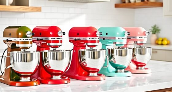 top kitchenaid mixer colors