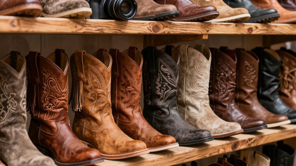 boho boot material options