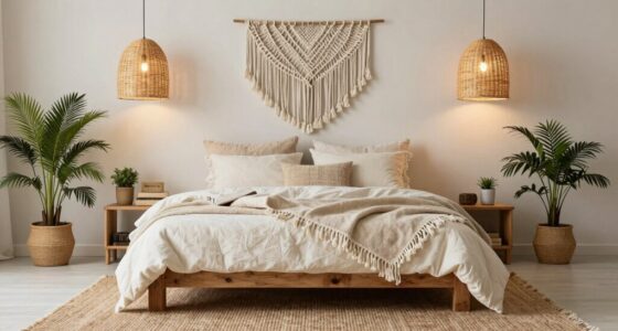 boho calm textured decor