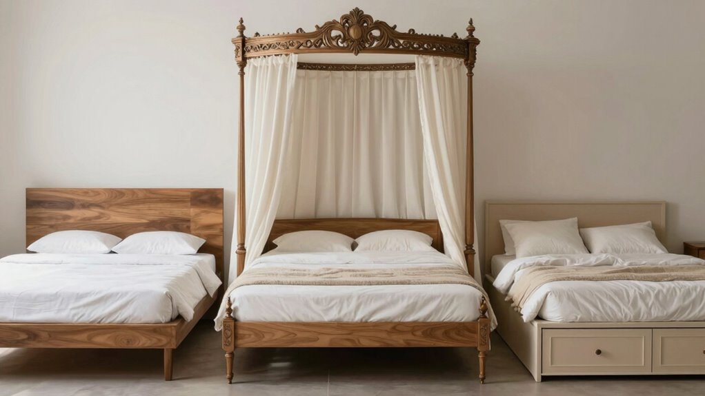 comparing bed frame types