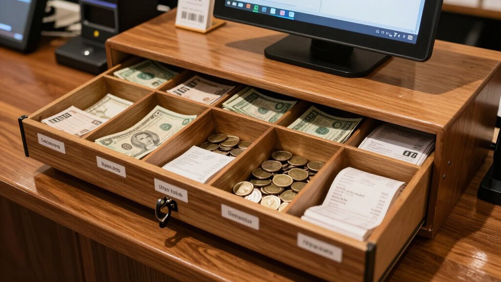 efficient cash register setup
