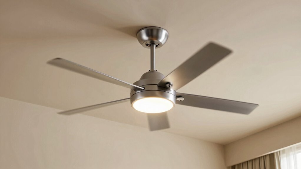 efficient well installed ceiling fans