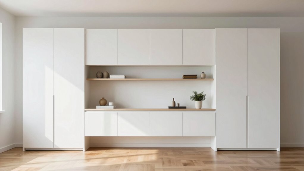 hidden storage enhances aesthetics