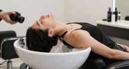 incorrect shampoo bowl positioning