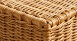 inspect rattan and cane craftsmanship