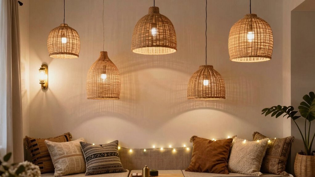 layered eclectic lighting design
