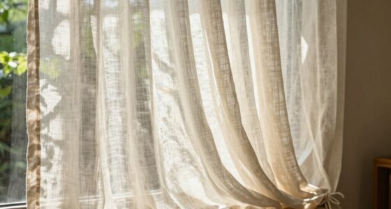 light and private linen curtains