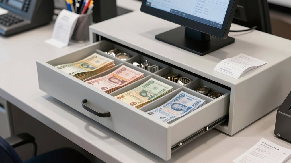 organized cash handling procedures
