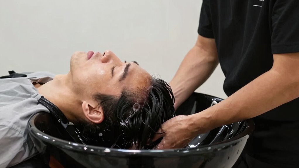 proper ergonomic shampooing techniques
