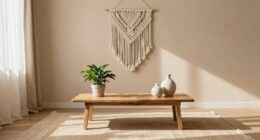 simple cozy bohemian style