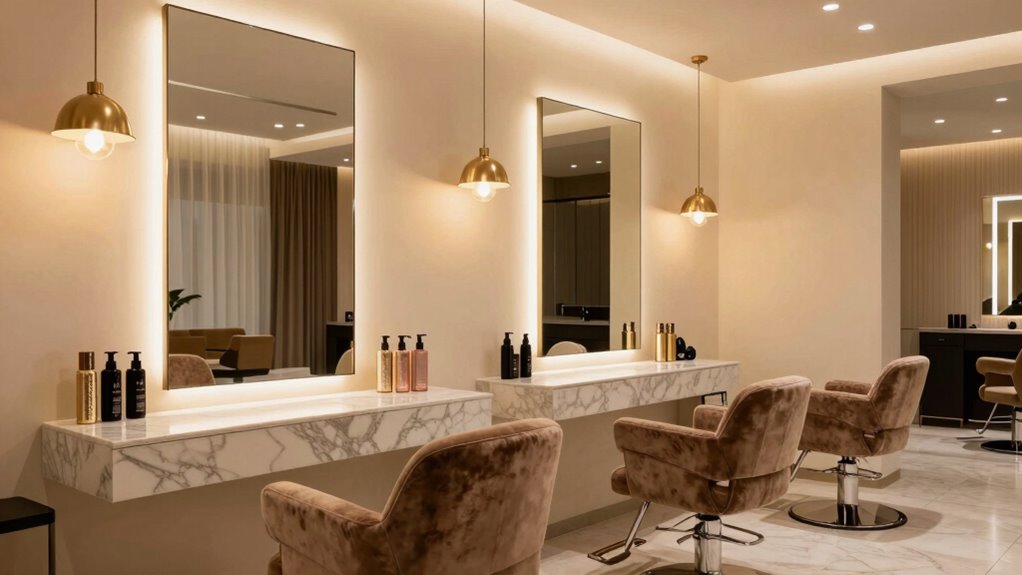 strategic lighting enhances luxury