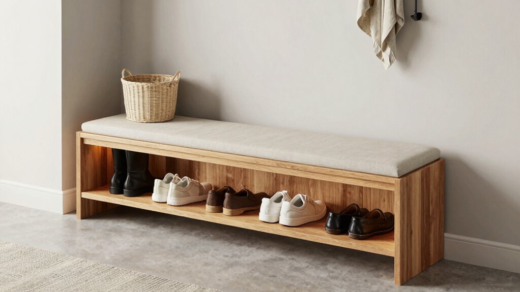 stylish functional shoe storage
