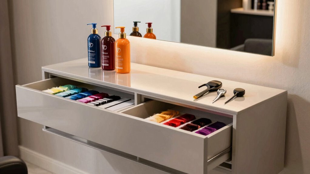 top salon color storage solutions