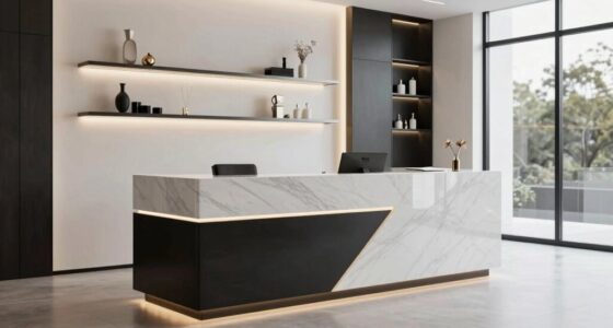 top salon desks with storage