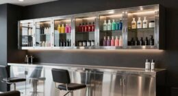 top salon storage cabinets