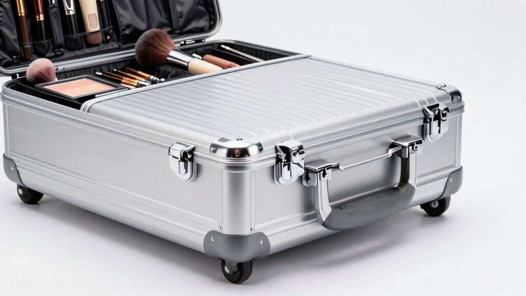 travel friendly organized makeup case