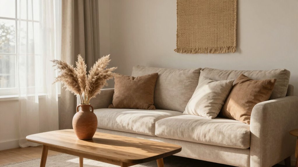 warm neutral textured harmony