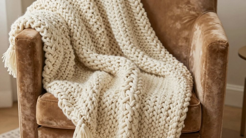 luxury oversized knit blankets