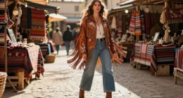 top boho fringe jackets