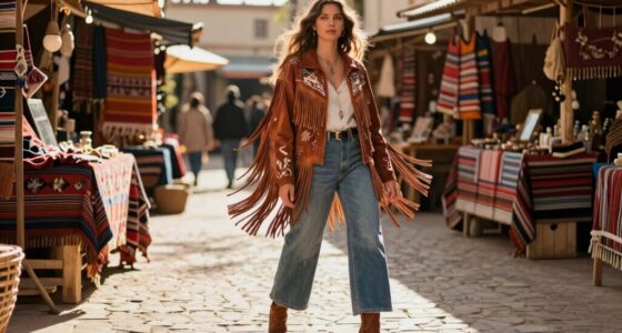top boho fringe jackets