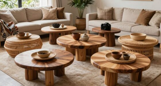 top boho rattan coffee tables