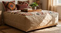 top boho storage ottomans