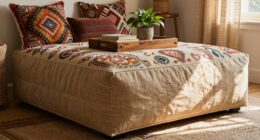 top boho storage ottomans