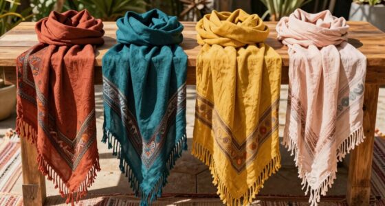 top boho travel scarves