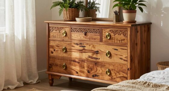 top boho wood dresser picks