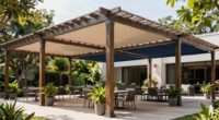 top heavy duty pergola canopies